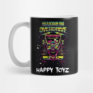 Dodging The Killer Semis Maximum Overdrive Road Trip Tee Mug